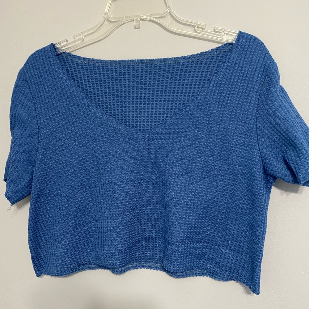 Shein cropped shirt
